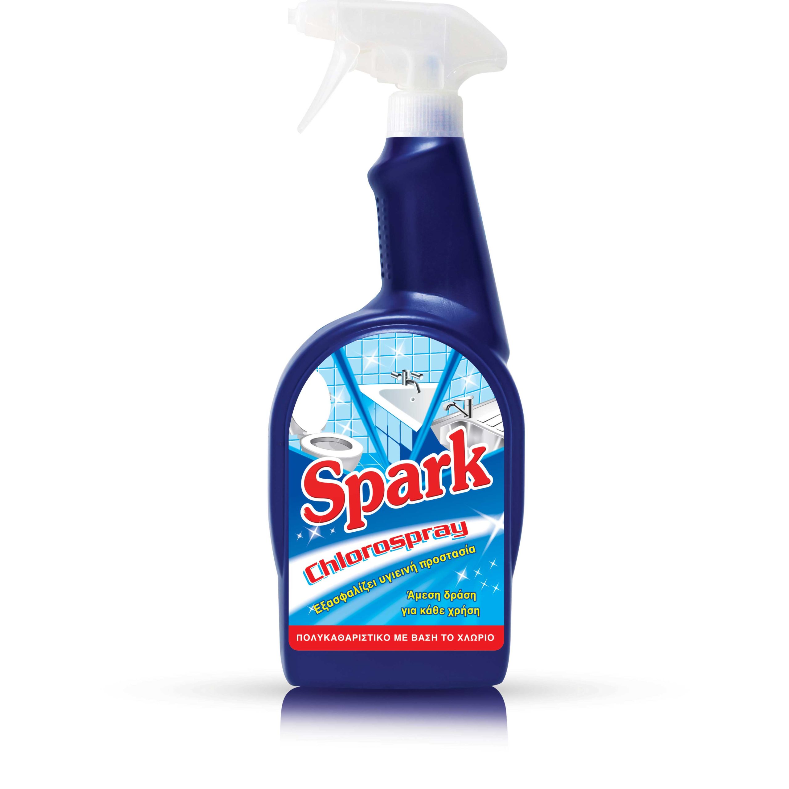 SPARK CHLOROSPRAY πολυκαθαριστικό με βάση το χλώριο